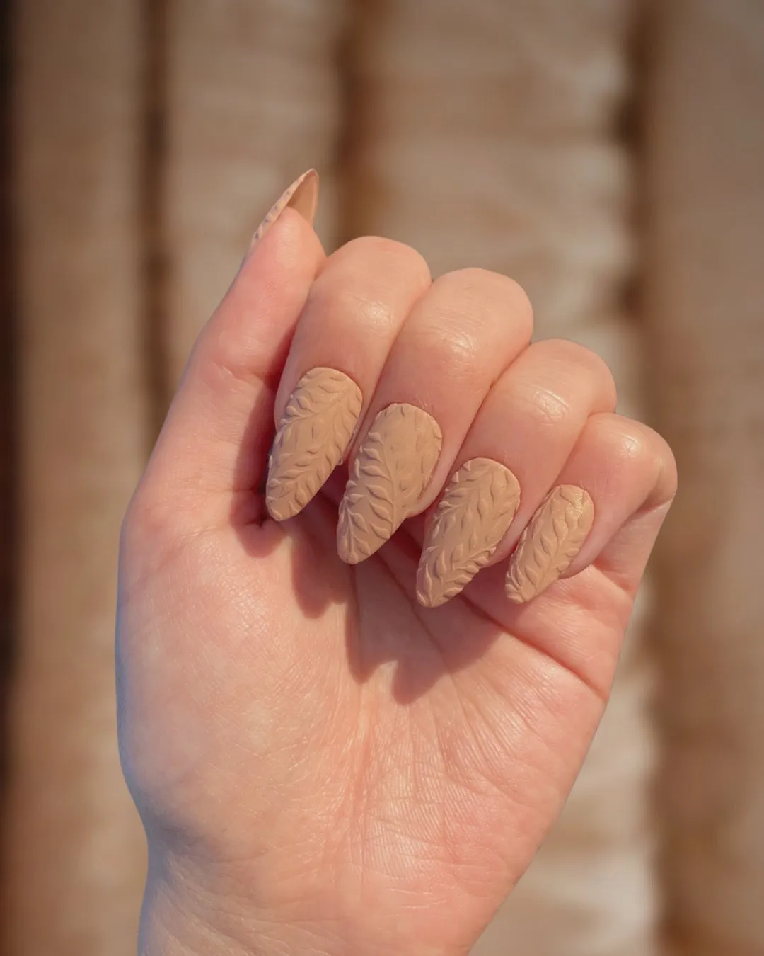Cozy Cashmere Leaf