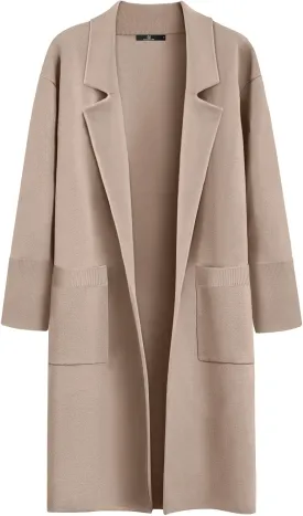 LILLUSORY Women's Long Dressy Cardigan Sweaters Fall Oversized Coatigan Jackets 2025 Knit Business Casual Winter Coats