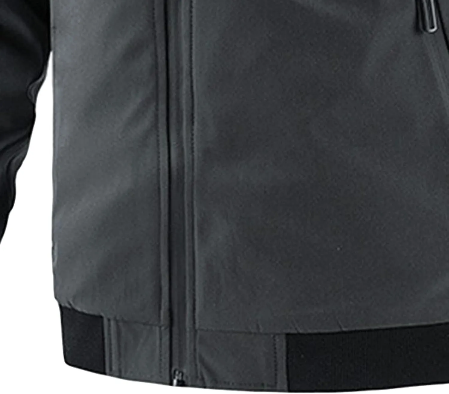 Maiyifu-GJ Men's Faux Fur Collar Bomber Jacket Winter Warm Zipper Lapel Vintage Coat Lightweight Thermal Trucker Coats