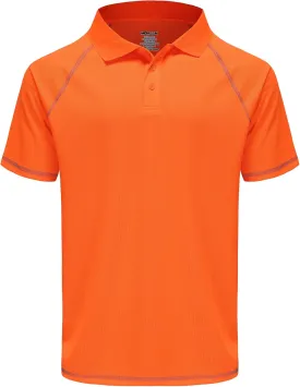 MOHEEN Men's Golf Shirts Short Sleeve Moisture Wicking Polo T-Shirts Athletic Quick Dry Fit Performance Collared UPF 50 