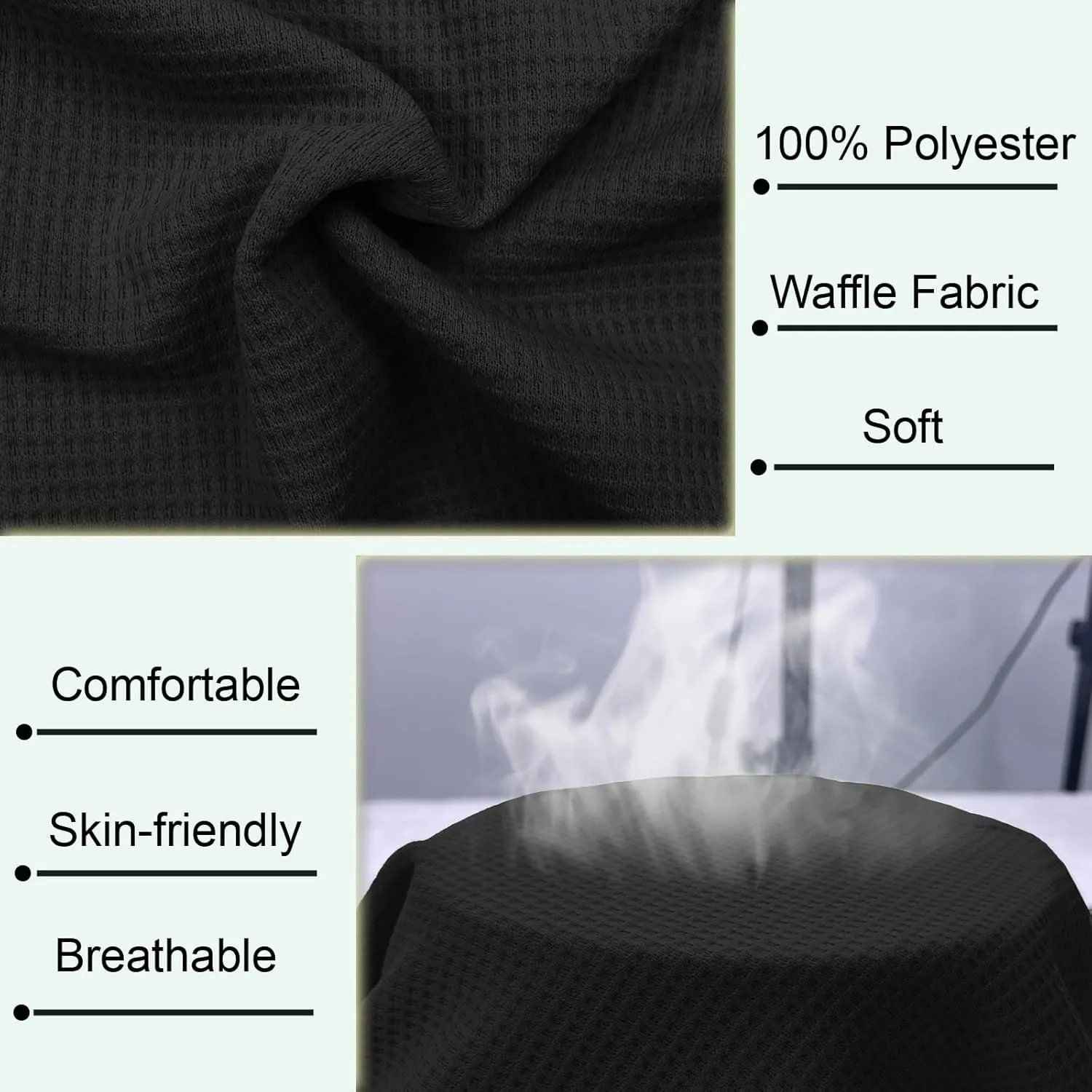 Muscle Cmdr Men's Waffle Henley Shirts Long Sleeve T-Shirt Stylish Casual 5 Button Placket Slim Fit Tee Thermal Underwear