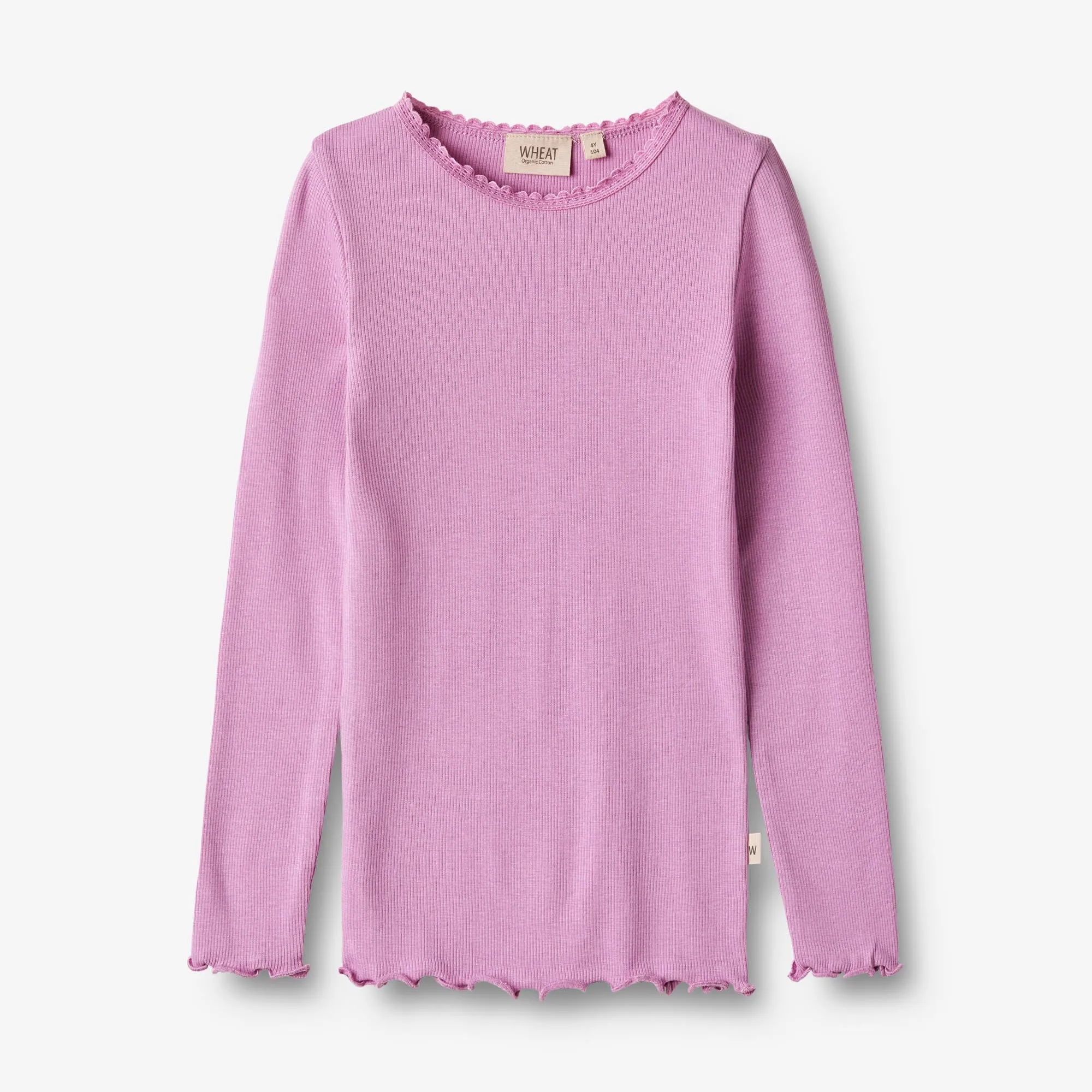 Rib T-Shirt L/S Reese - iris