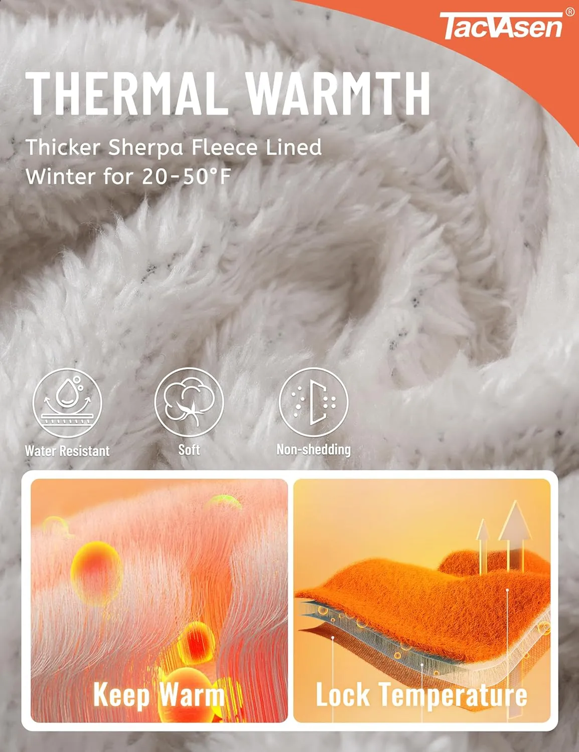 TACVASEN Women's Sherpa Lined Sweatpants Warm Winter Fleece Jogger Thermal Thick Cotton Pants for Outdoor Athletic Lounge