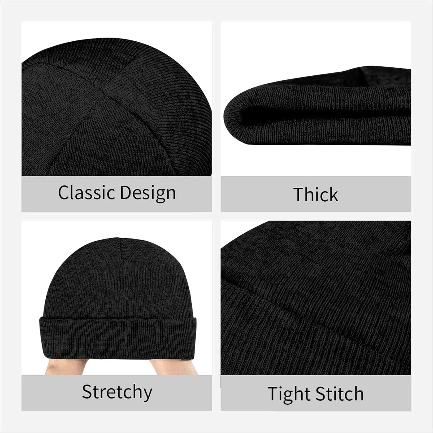 William Byron 24 Knit Cuffed Soft Warm Knitted Hat Cap Cozy Chunky Beanie Unisex Skull Classic Daily Stretch Thermal