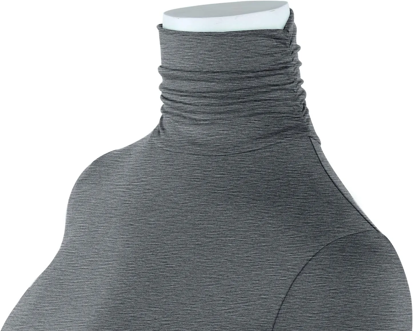 Women's Long Sleeve Lightweight Turtleneck Top Slim Fit Pullover T-Shirt (S-XXL)