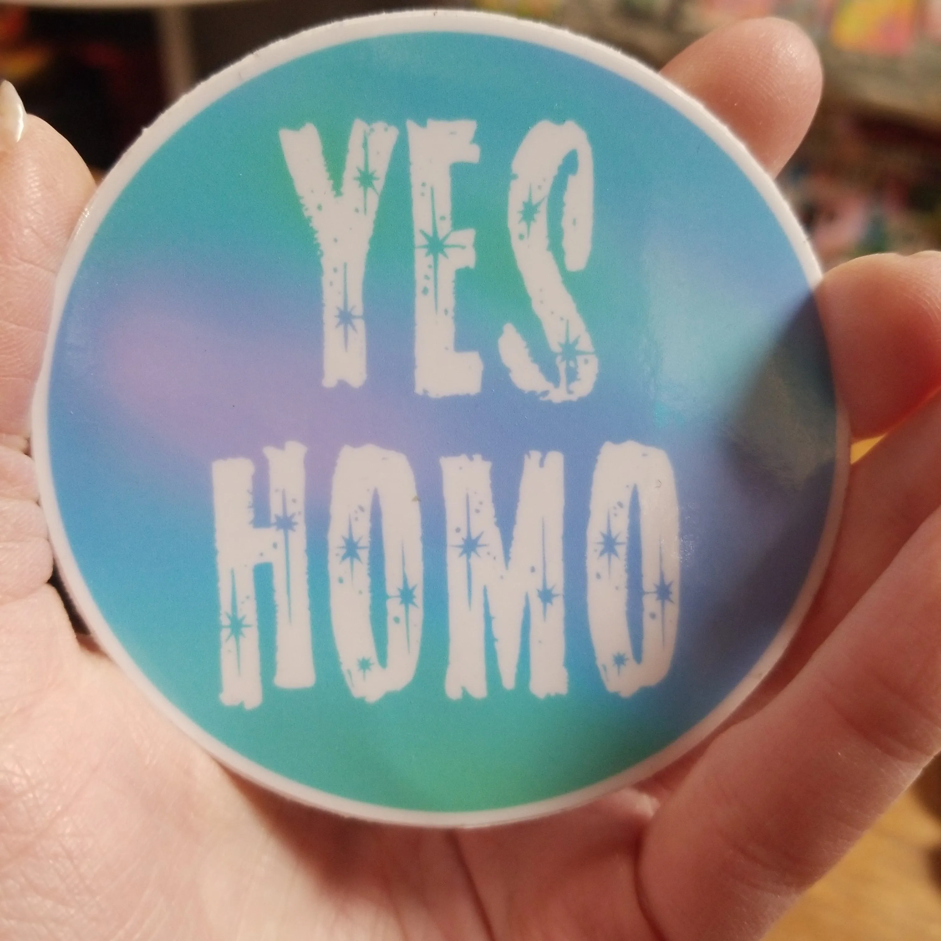 Yes Homo STICKER